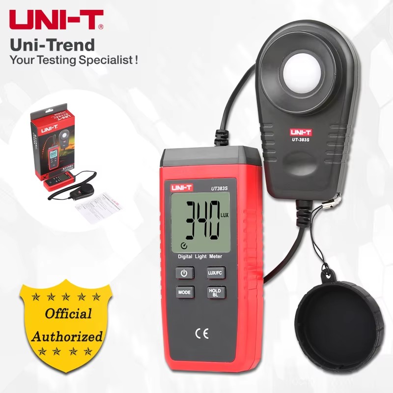 Lux Meter Digital Light - UNI-T UT383S Digital Light Meter; Lux