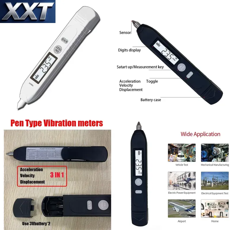 Vibration Pen Meter Mini - XXT Vibration Meter Pen Price for