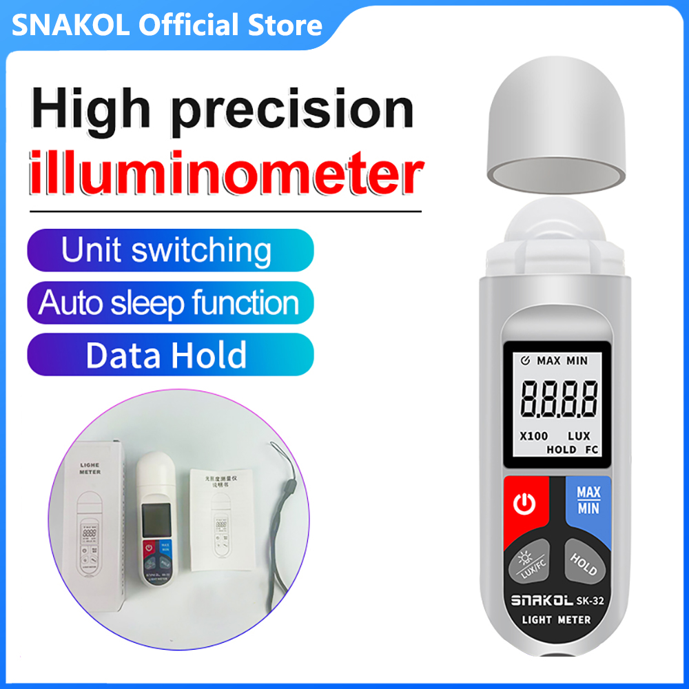 Lux Meter Digital Light - SK-32 Digital Illuminance Meter Light Meter