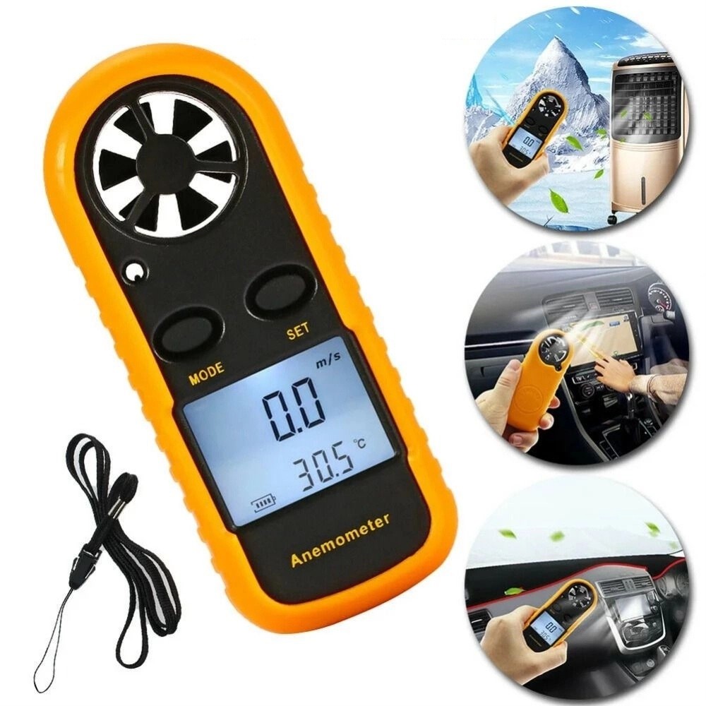 Mini Digital Anemometer Hand-h - đánh giá và giá Anemometer Digital Wind Speed