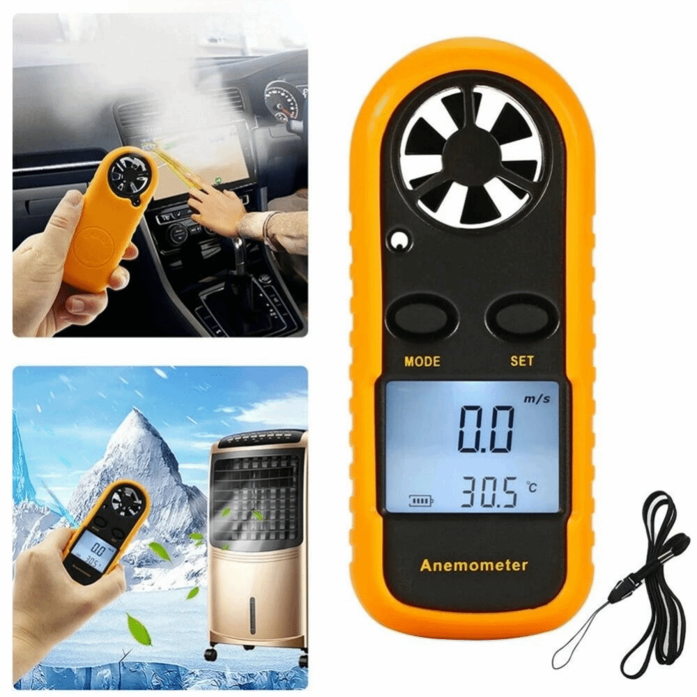 Mini Digital Anemometer Hand-h - đánh giá và giá Anemometer Digital Wind Speed