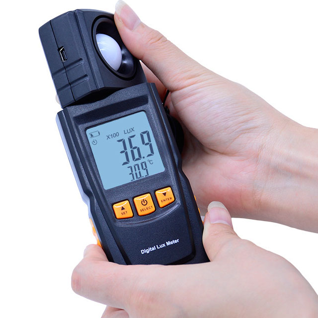 Benetech GM1020 LCD Display Ha - đánh giá và giá Lux Meter Digital Light