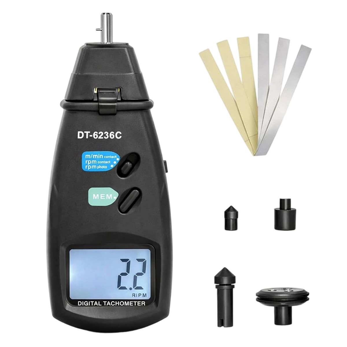 Multi-use Gear 2-in-1 Digital  - đánh giá và giá Tachometer Digital Laser Rpm