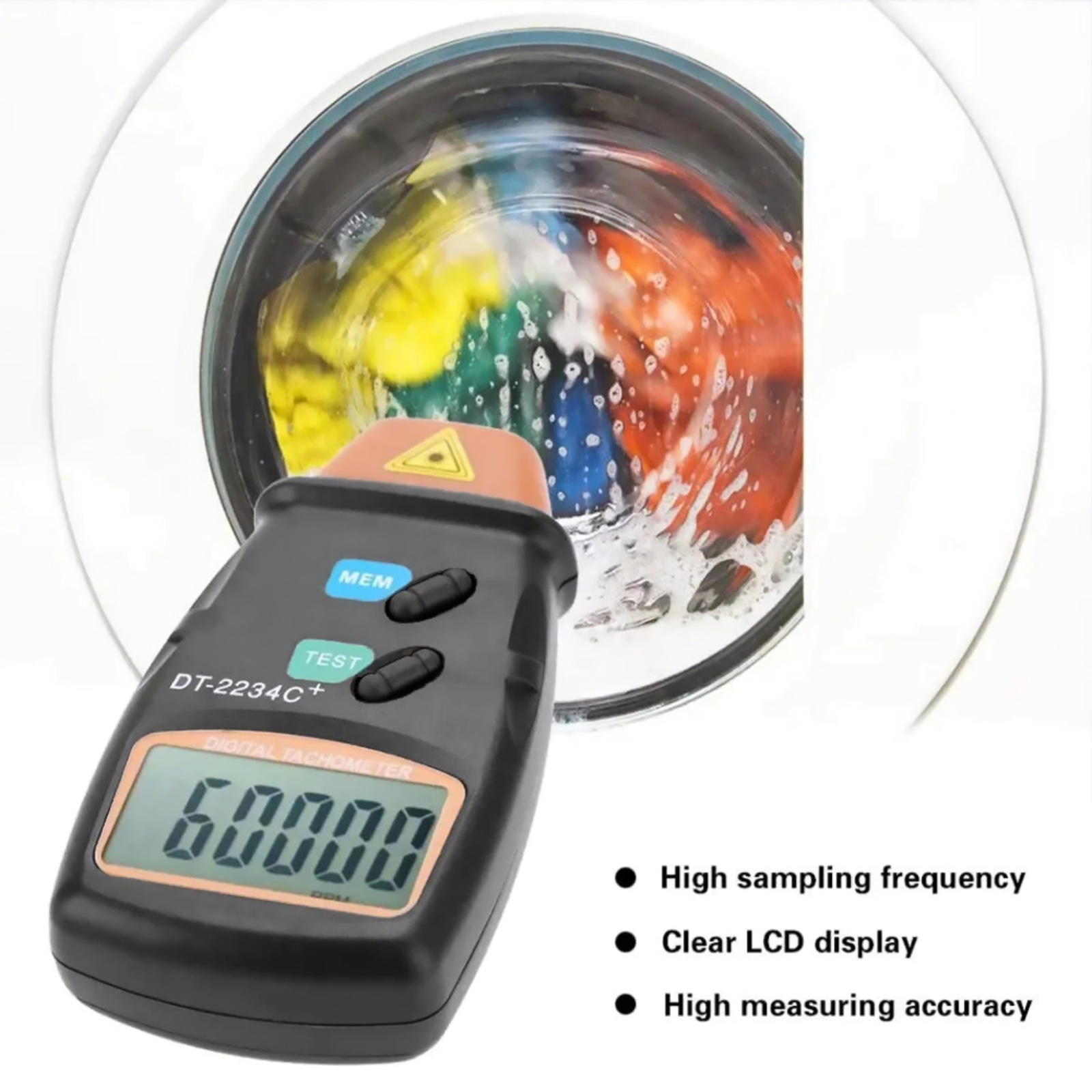Digital Laser Tachometer 2.5-9 - đánh giá và giá Tachometer Digital Laser Rpm