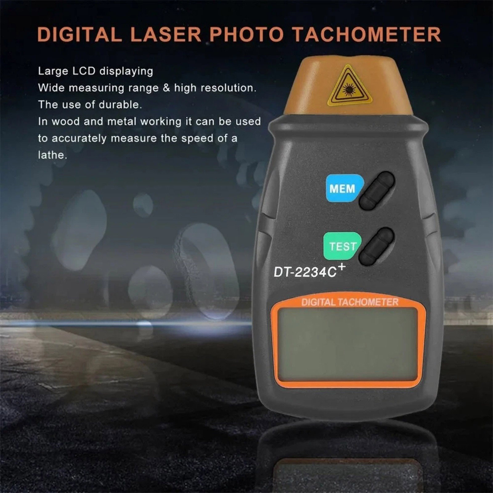 Digital Laser Tachometer 2.5-9 - đánh giá và giá Tachometer Digital Laser Rpm
