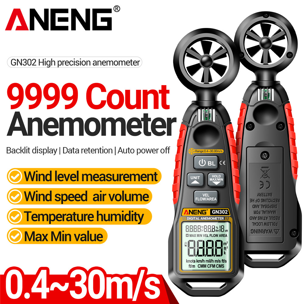 Digital Handheld Anemometer Te - đánh giá và giá Anemometer Digital Wind Speed