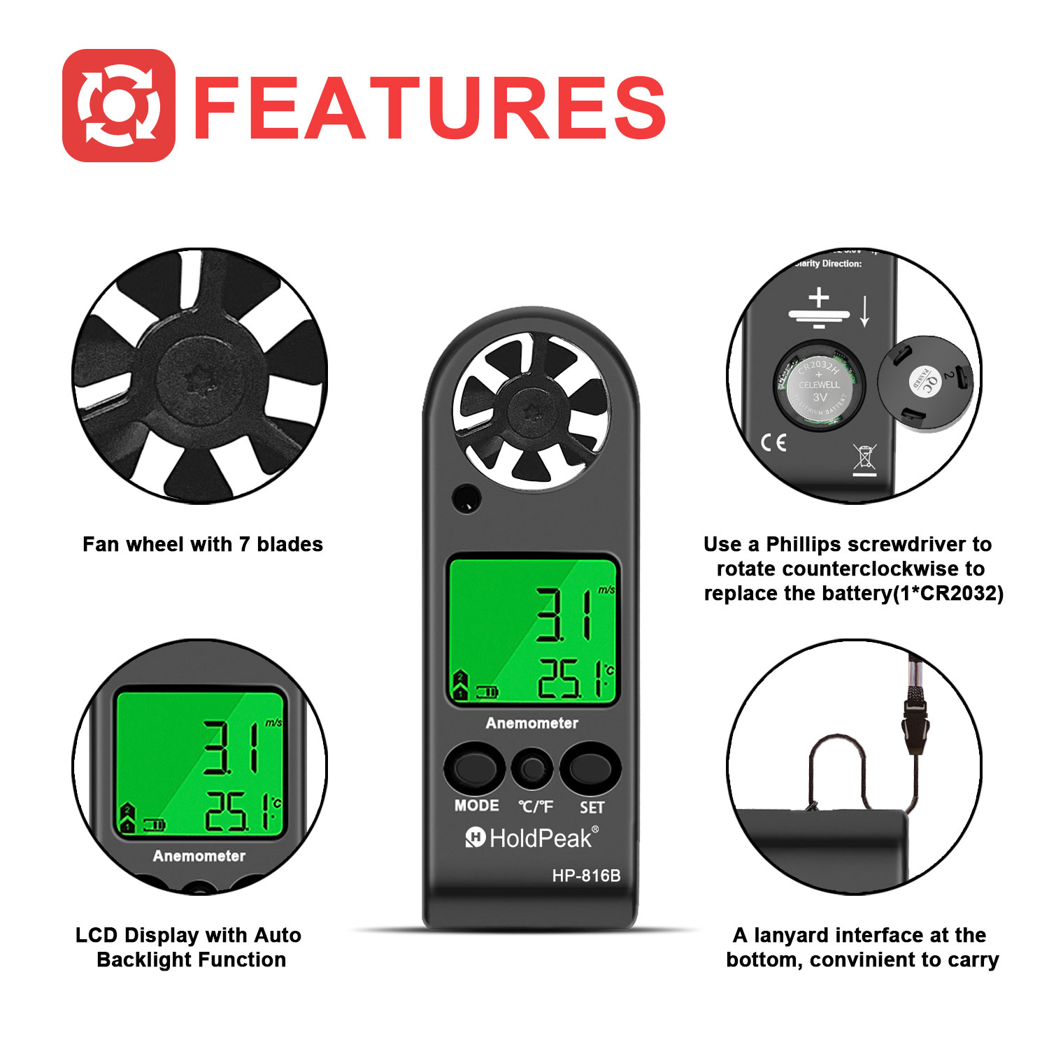 Digital Anemometer Wind Speed  - đánh giá và giá Anemometer Digital Wind Speed