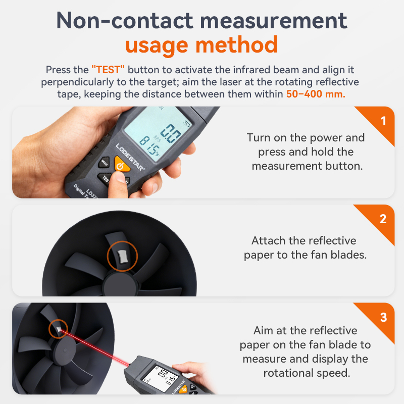 LODESTAR Handheld Mini Digital - đánh giá và giá Tachometer Digital Laser Rpm