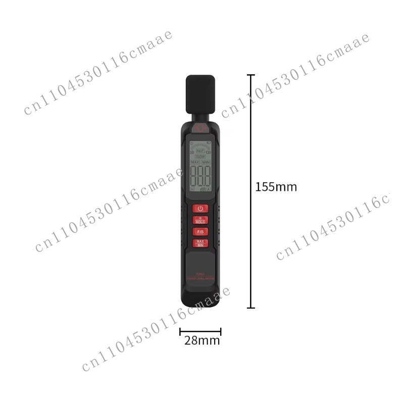 Small handheld digital noise d - đánh giá và giá Sound Level Meter Db 30-130