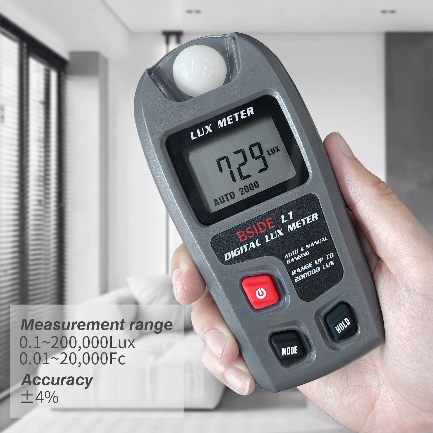 BSIDE L1 Light Meter Digital I - đánh giá và giá Lux Meter Digital Light