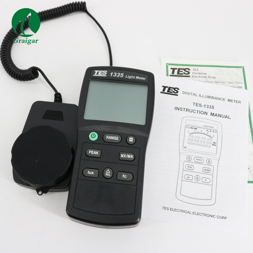 TES-1335 High Accuracy Digital - đánh giá và giá Lux Meter Digital Light