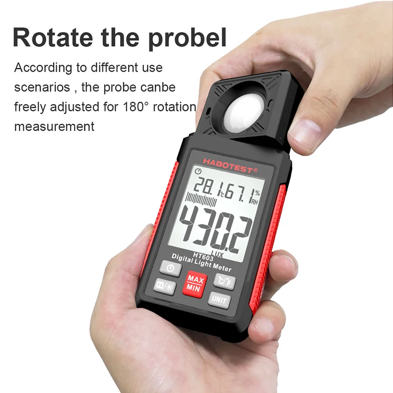 HT603 Digital Lux Meter 0~200, - đánh giá và giá Lux Meter Digital Light