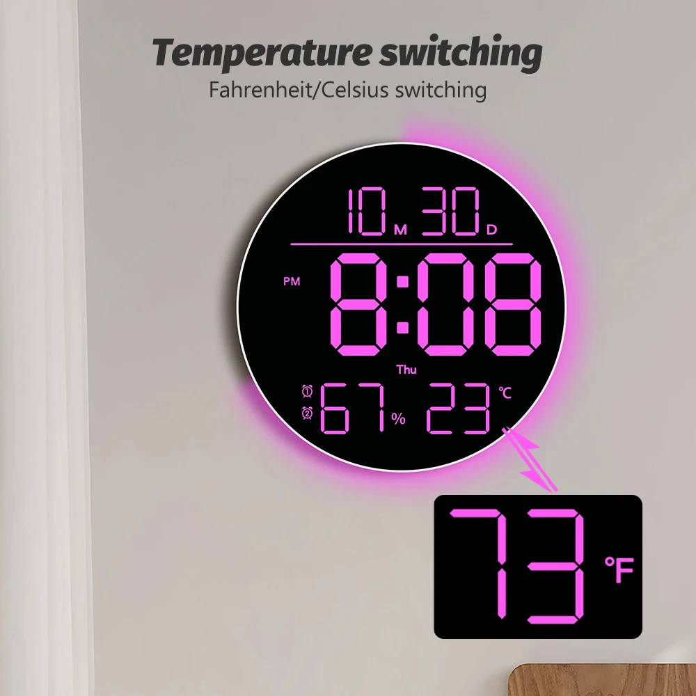 C5 LED Digital Wall Clock Ligh - đánh giá và giá Lux Meter Digital Light