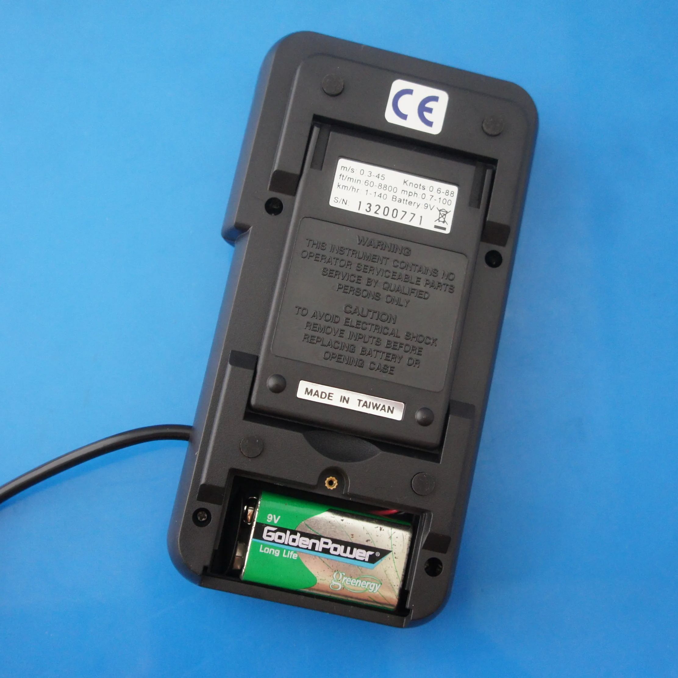 Handheld Air Velocity Meter TE - đánh giá và giá Anemometer Digital Wind Speed