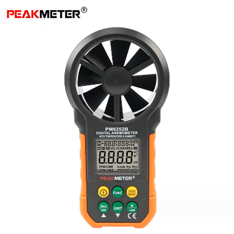 PEAKMETER PM6252A/PM6252B Kỹ T - đánh giá và giá Anemometer Digital Wind Speed