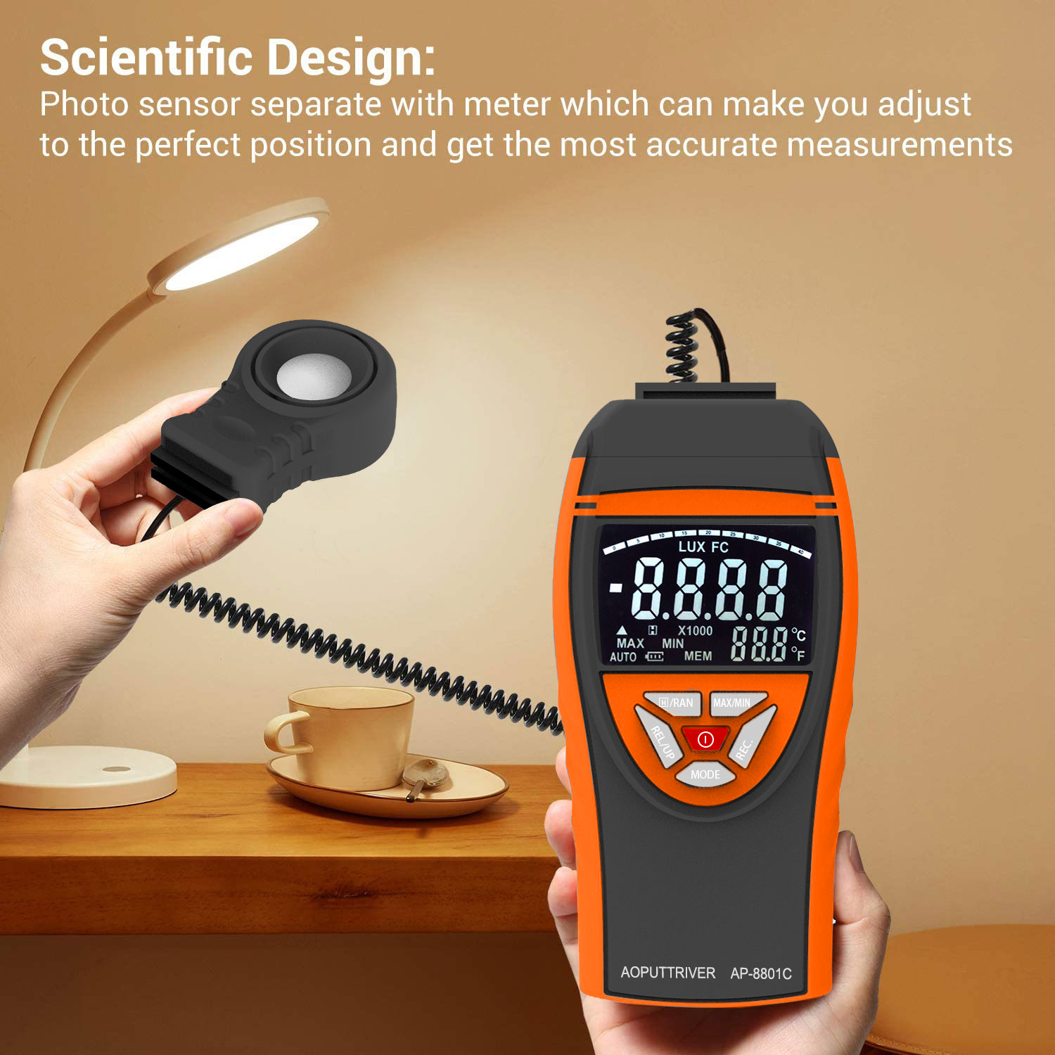 8801C Lux Meter Digital Light  - đánh giá và giá Lux Meter Digital Light