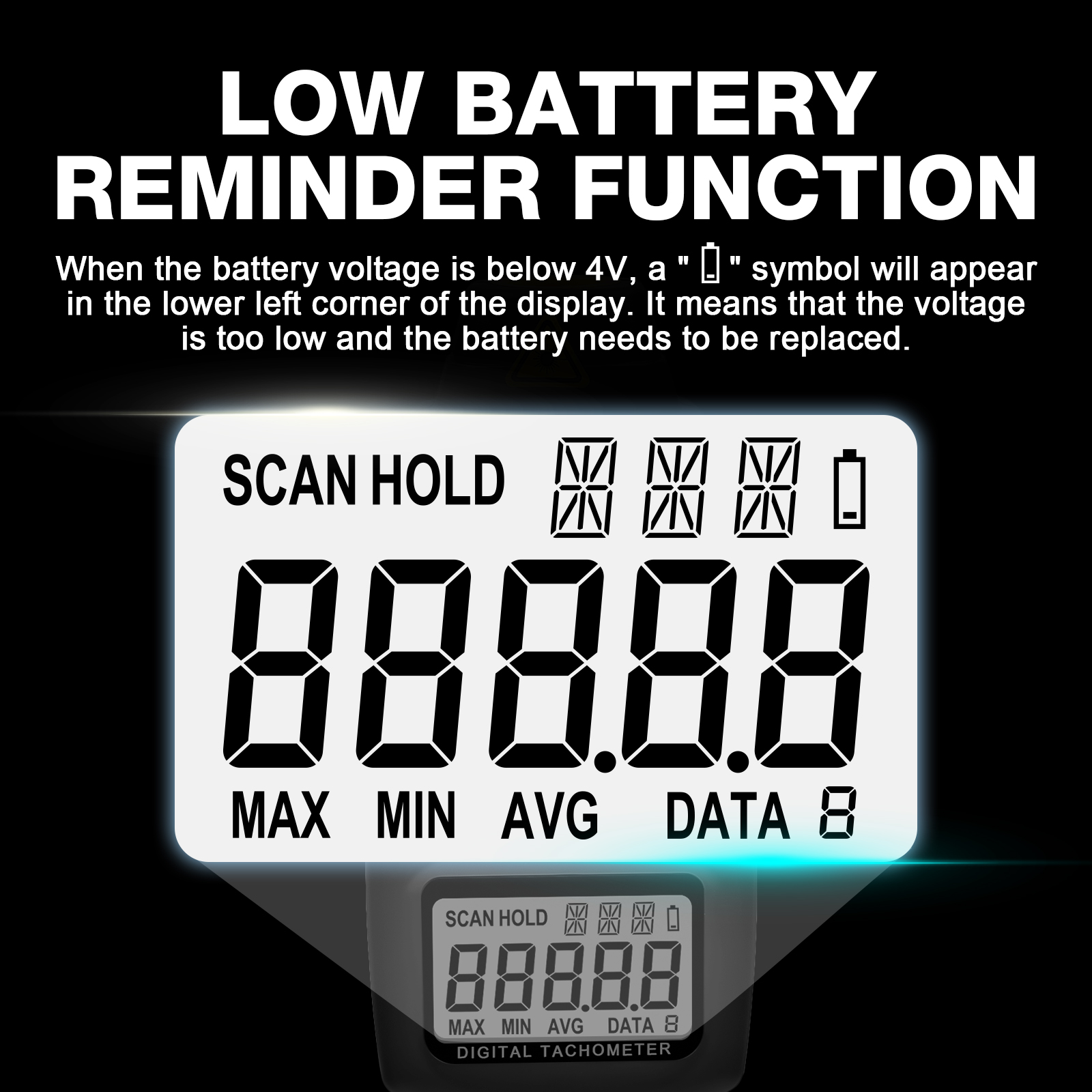 HP-9236C Digital Tachometer, 2 - đánh giá và giá Tachometer Digital Laser Rpm