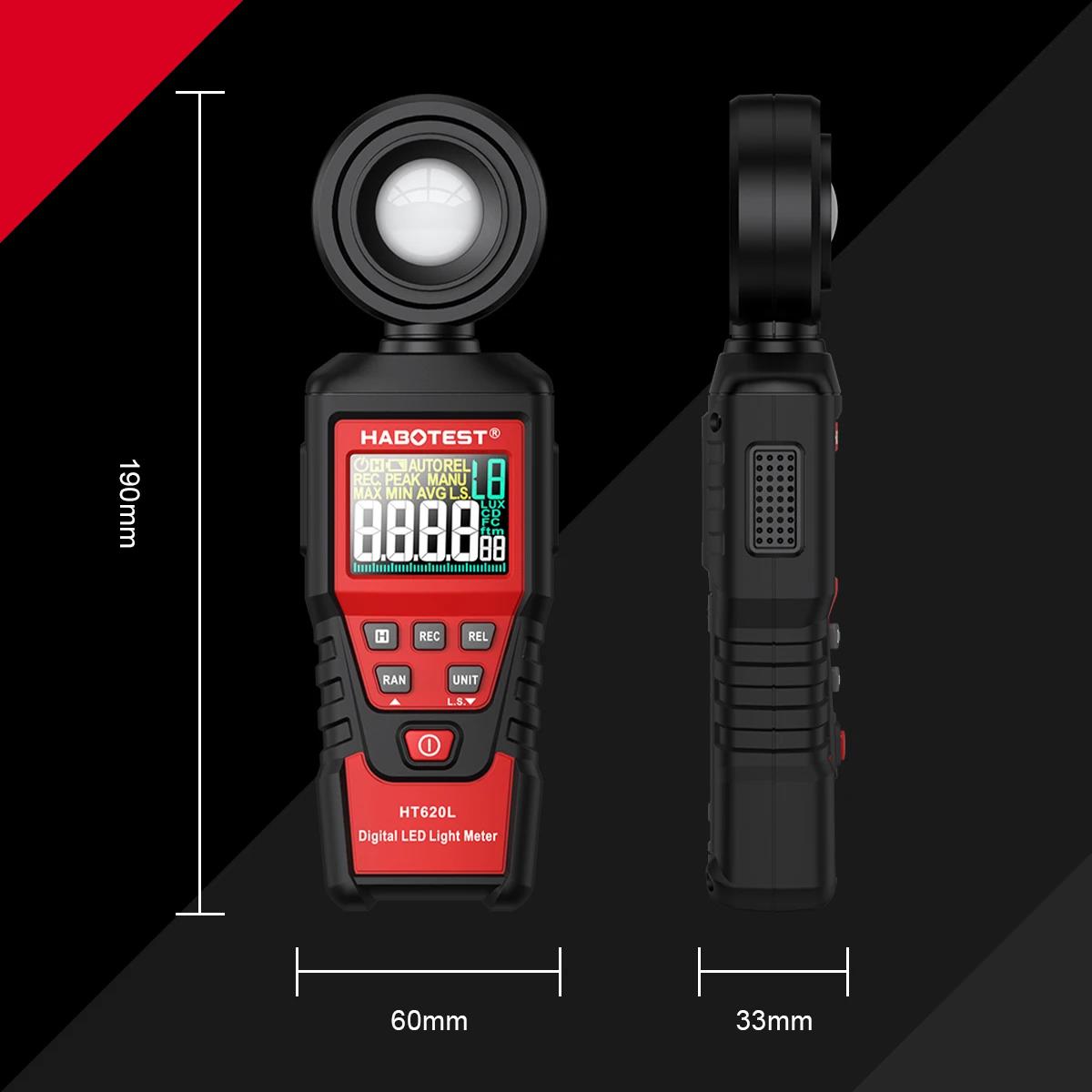 HABOTEST HT620 Light Meter Dig - đánh giá và giá Lux Meter Digital Light